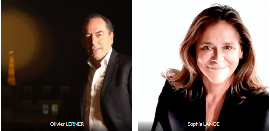Olivier Lerner, Ex grand reporter de France 2 et présentateur des journaux de RFM et Sophie Lanoë, Conseil en stratégie culturelle