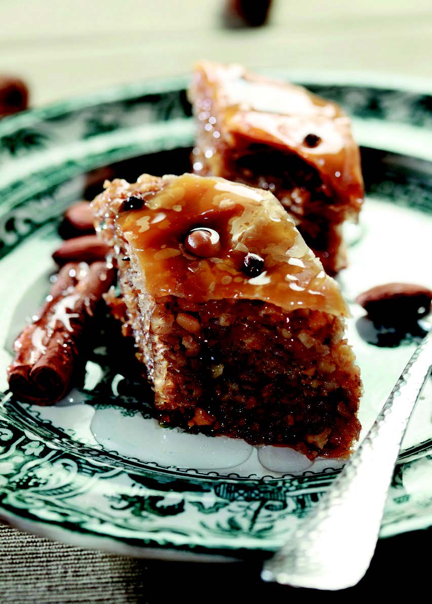 Le baklava traditionnel revisité par Dina Nikolaou